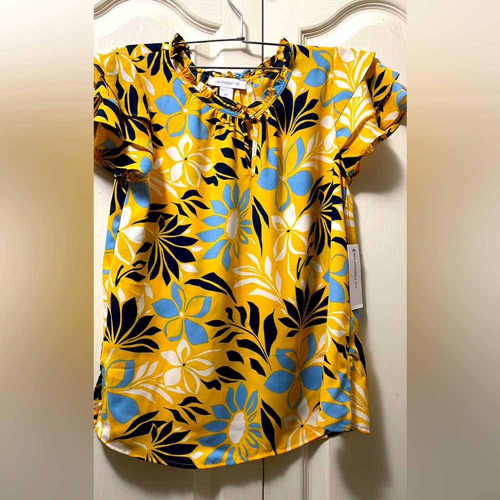 Liz Claiborne Floral Blouse